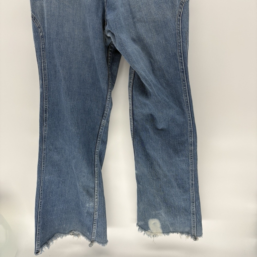 Rare Vintage 1970's Levi's Orange Tab Bell Bottom Jeans Disco Hippie Women 34X32 - Picture 12 of 12